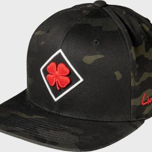 Rawlings Black Clover Diamond MultiCam Fitted Hat