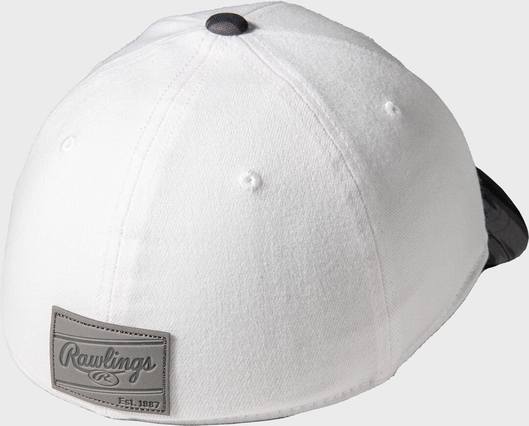 Rawlings Black Clover Leather Patch Camo Fitted Hat - Image 2