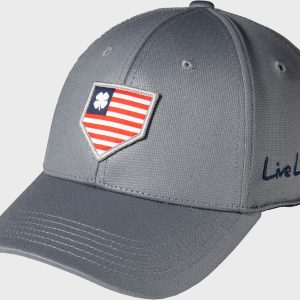 Rawlings Black Clover Plate Pride Fitted Hat