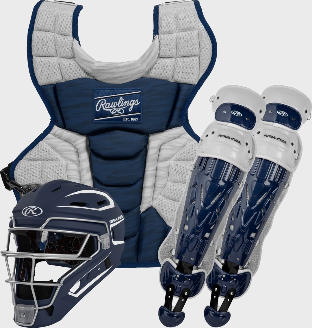 Rawlings Velo 2.0 Catcher's Gear Set Adult Intermediate Youth - Image 6