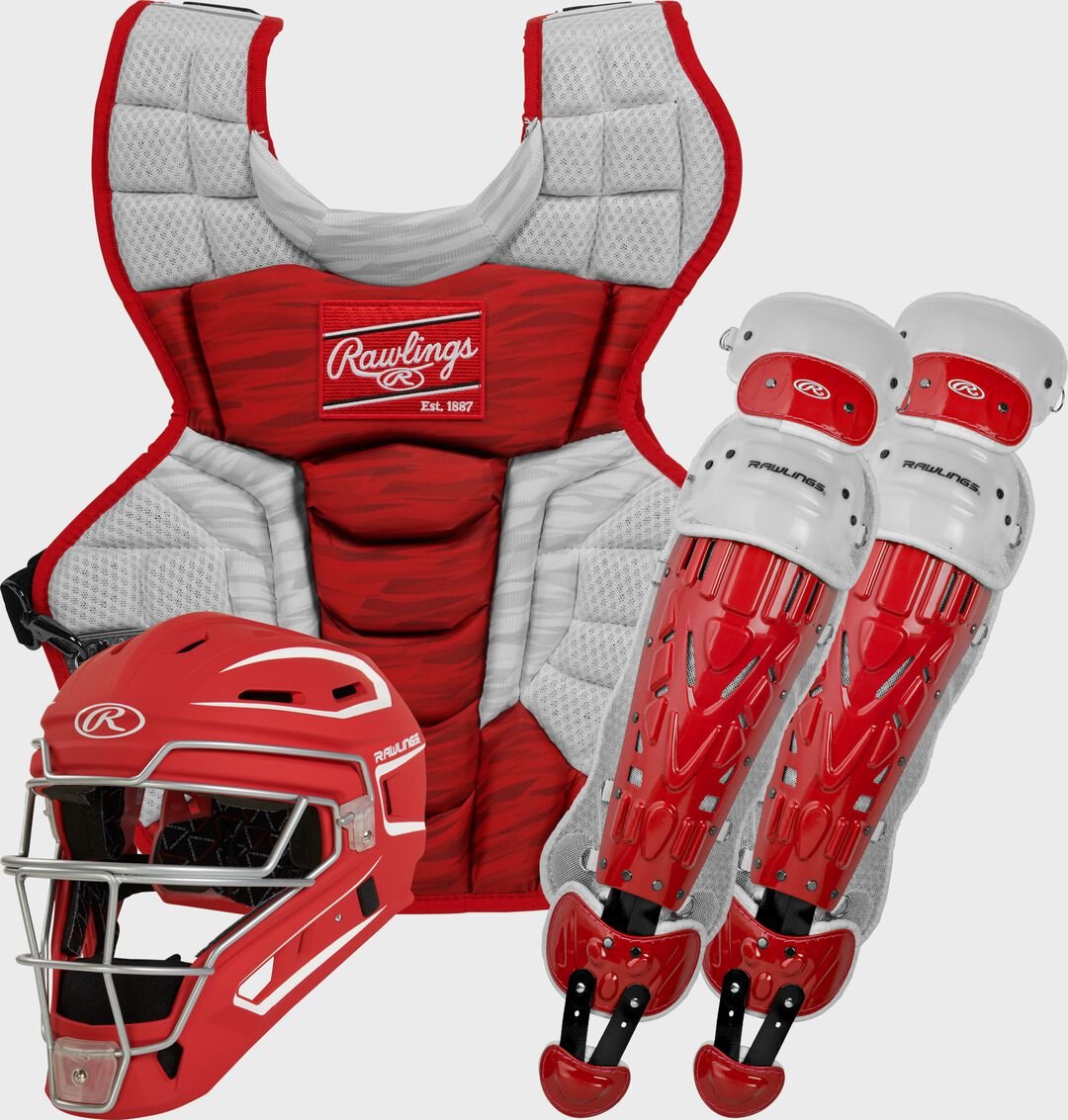 Rawlings Velo 2.0 Catcher's Gear Set Adult Intermediate Youth - Image 4