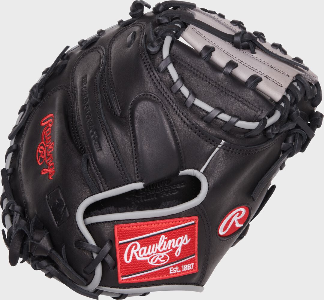 Foundation Series Aaron Judge Youth Catcher’s Mitt Right Hand Throw RSGRFCM325B - Image 3