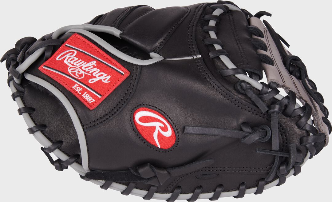 Foundation Series Aaron Judge Youth Catcher’s Mitt Right Hand Throw RSGRFCM325B - Image 2