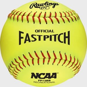 Rawlings 12-Inch NCAA Recreational Fastpitch Softball 6 Pack or Dozen