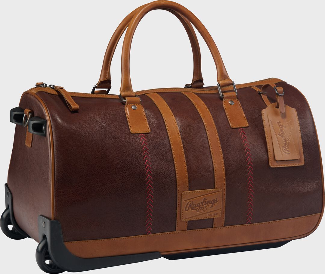 Rawlings Heritage Wheeled Duffle Bag Brown