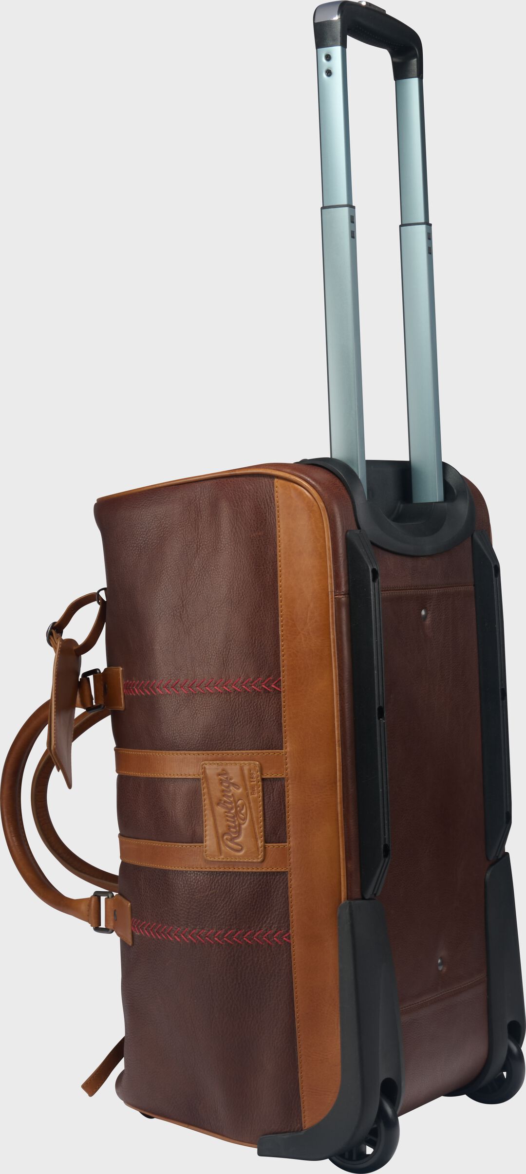 Rawlings Heritage Wheeled Duffle Bag Brown - Image 5