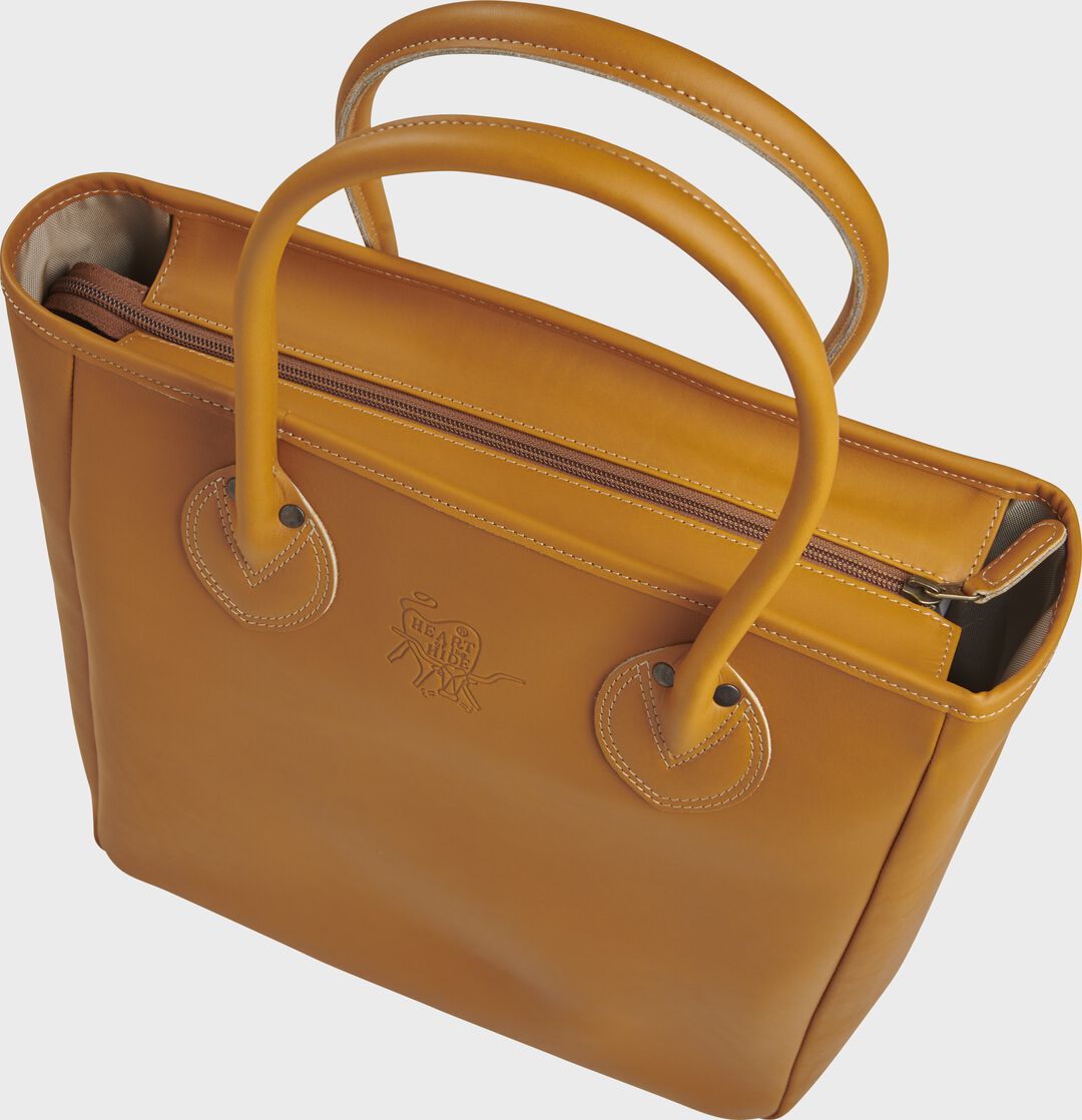 Heart of the Hide Tan Large Tote Bag - Image 5