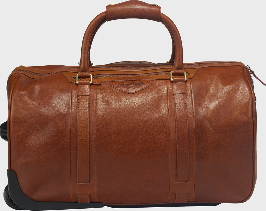 Rawlings Home Run Wheeled Duffle Bag Tan - Image 2