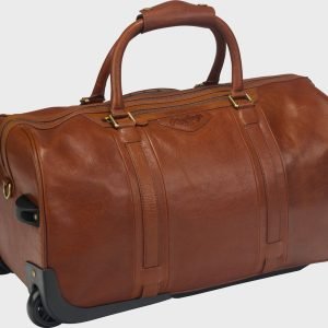 Rawlings Home Run Wheeled Duffle Bag Tan