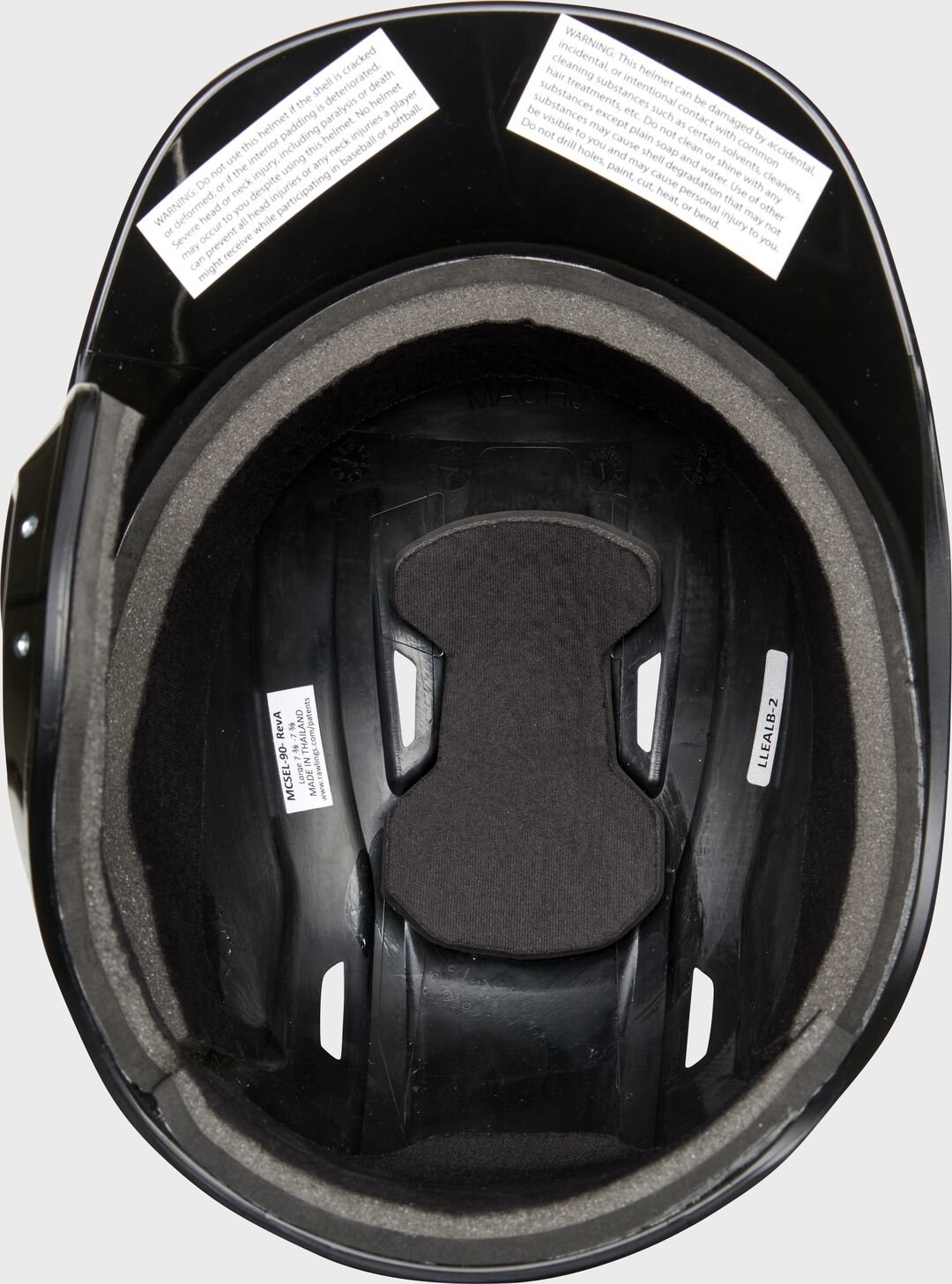 Mach Single Ear Left Handed Batting Helmet - Image 5