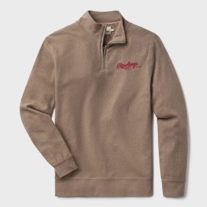 Rawlings x The Normal Brand Puremeso Weekend Quarter Zip Khaki