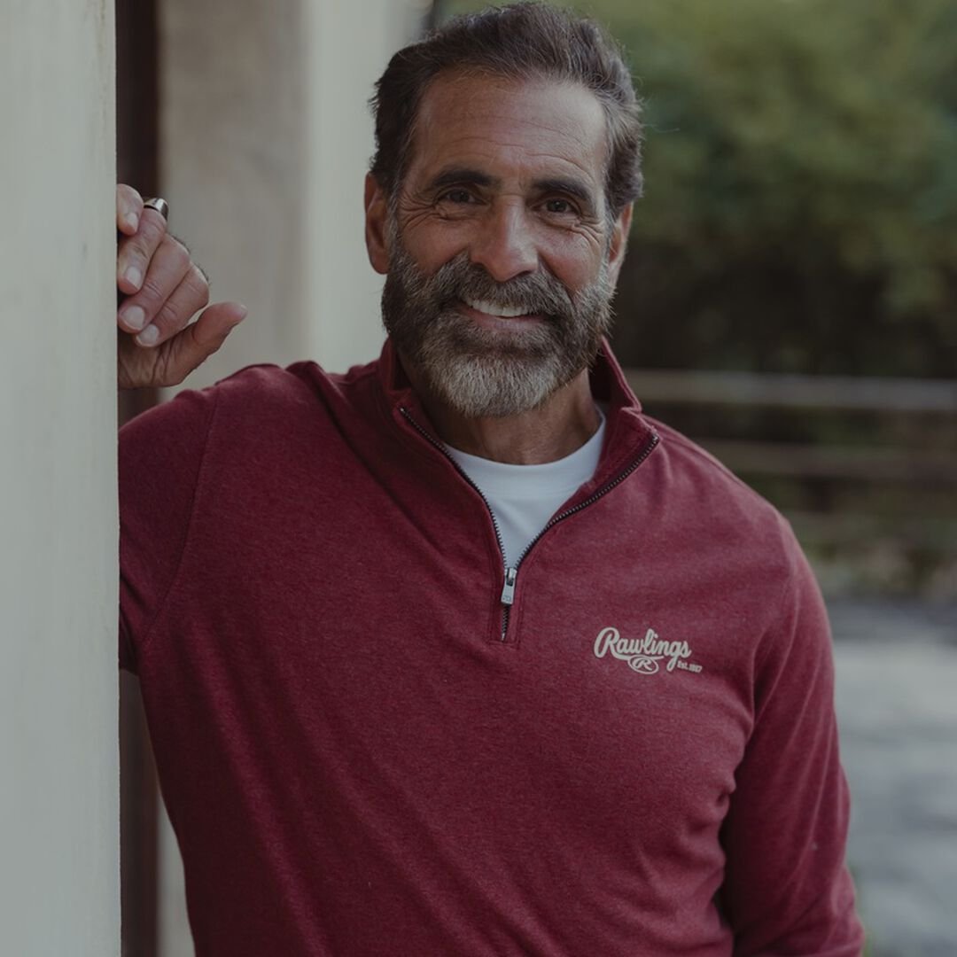 Rawlings x The Normal Brand Puremeso Weekend Quarter Zip Maroon - Image 6