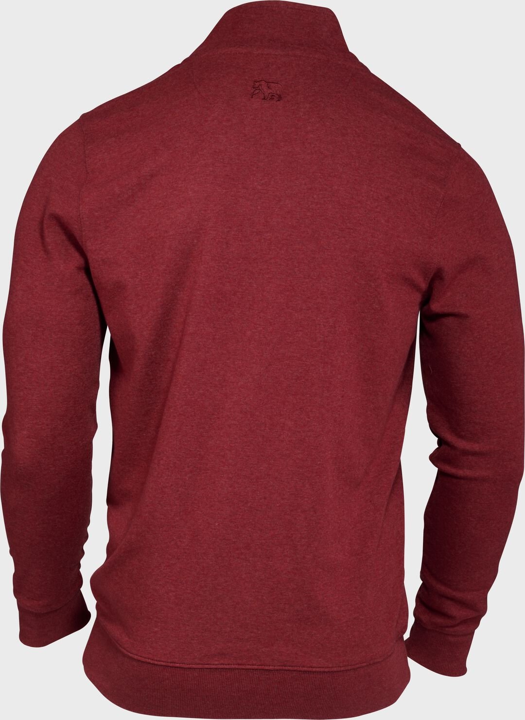 Rawlings x The Normal Brand Puremeso Weekend Quarter Zip Maroon - Image 4