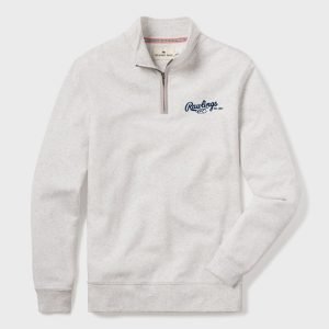 Rawlings x The Normal Brand Puremeso Weekend Quarter Zip Off White