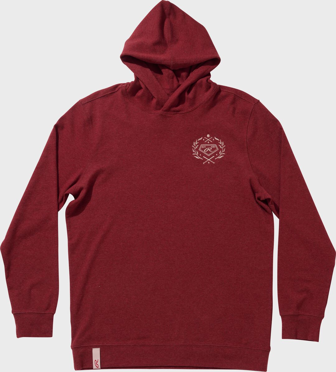 Rawlings x The Normal Brand Puremeso Fleece Hoodie Maroon - Image 3