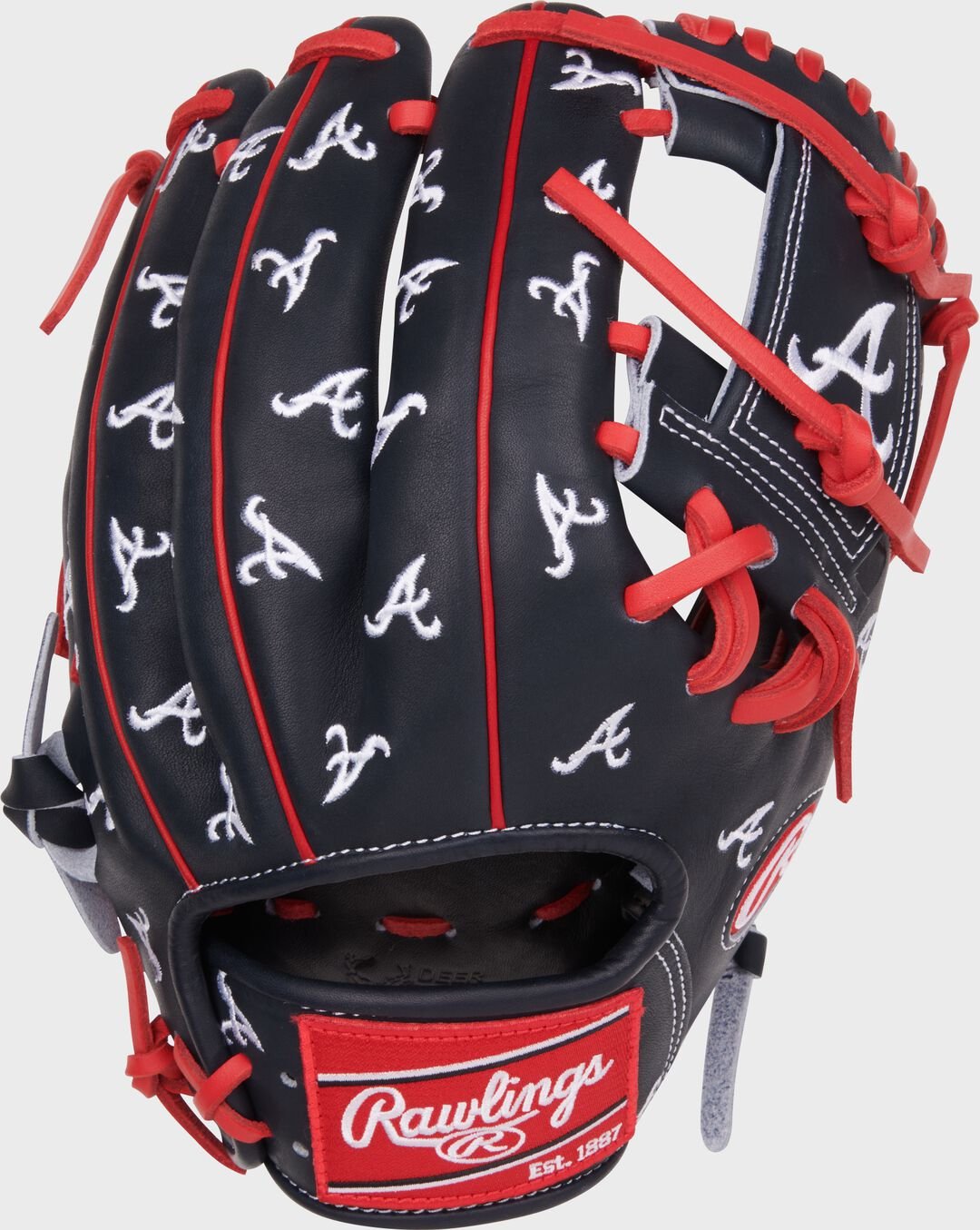 Atlanta Braves Heart of the Hide 11.75-Inch Infield Glove - Image 4