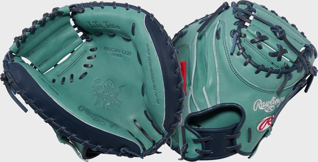 Gameday 57 Series Cal Raleigh Heart of the Hide Catcher's Mitt Right Hand Throw