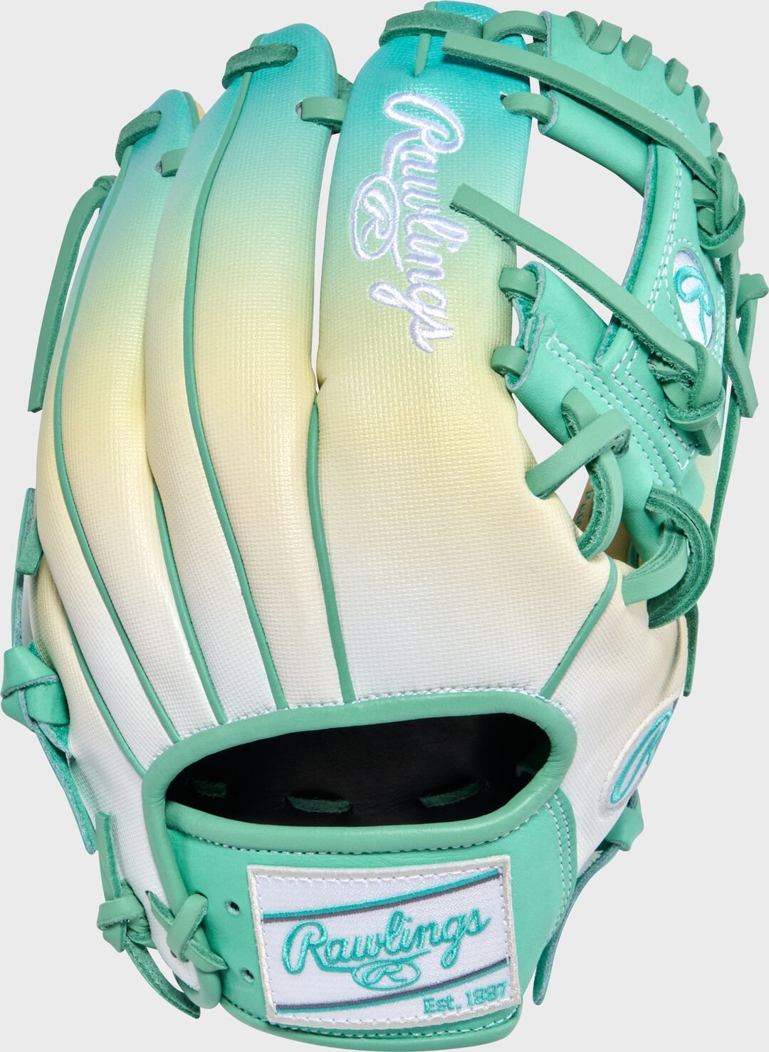 Exclusive Heart of the Hide 11.5-Inch Mint/Camel infield Glove Right Hand Throw - Image 3