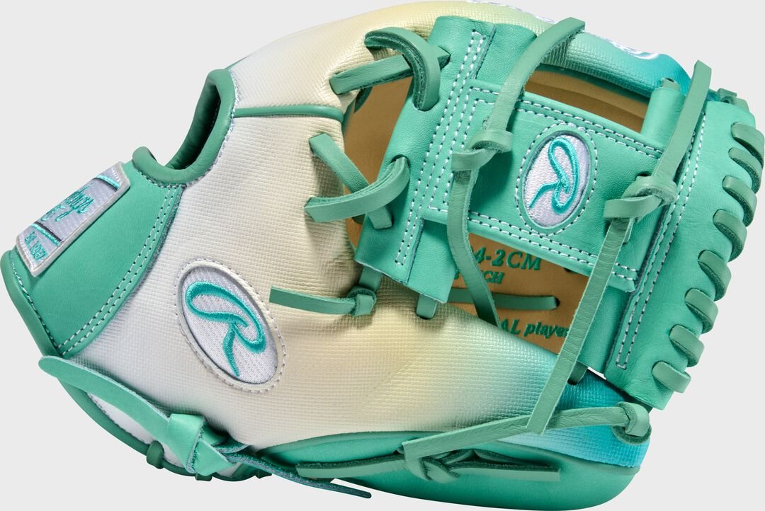 Exclusive Heart of the Hide 11.5-Inch Mint/Camel infield Glove Right Hand Throw - Image 2