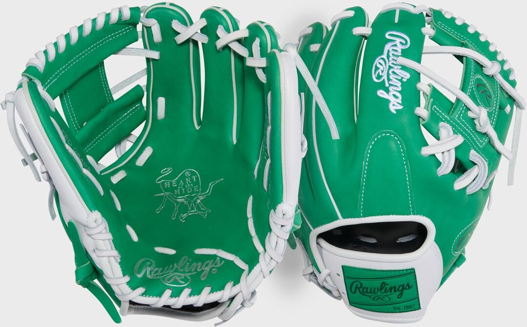 Exclusive Heart of the Hide 11.5-Inch Kelly Green Infield Glove Right Hand Throw