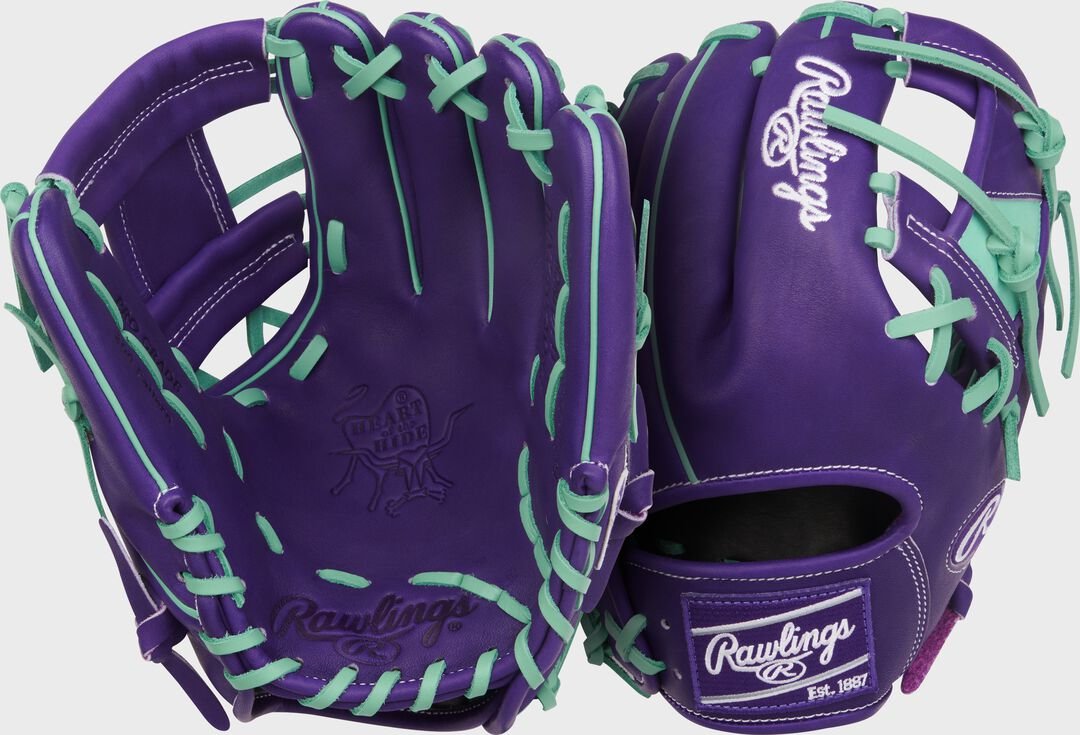 Heart of the Hide 11.5-Inch Purple Infield Glove Right Hand Throw