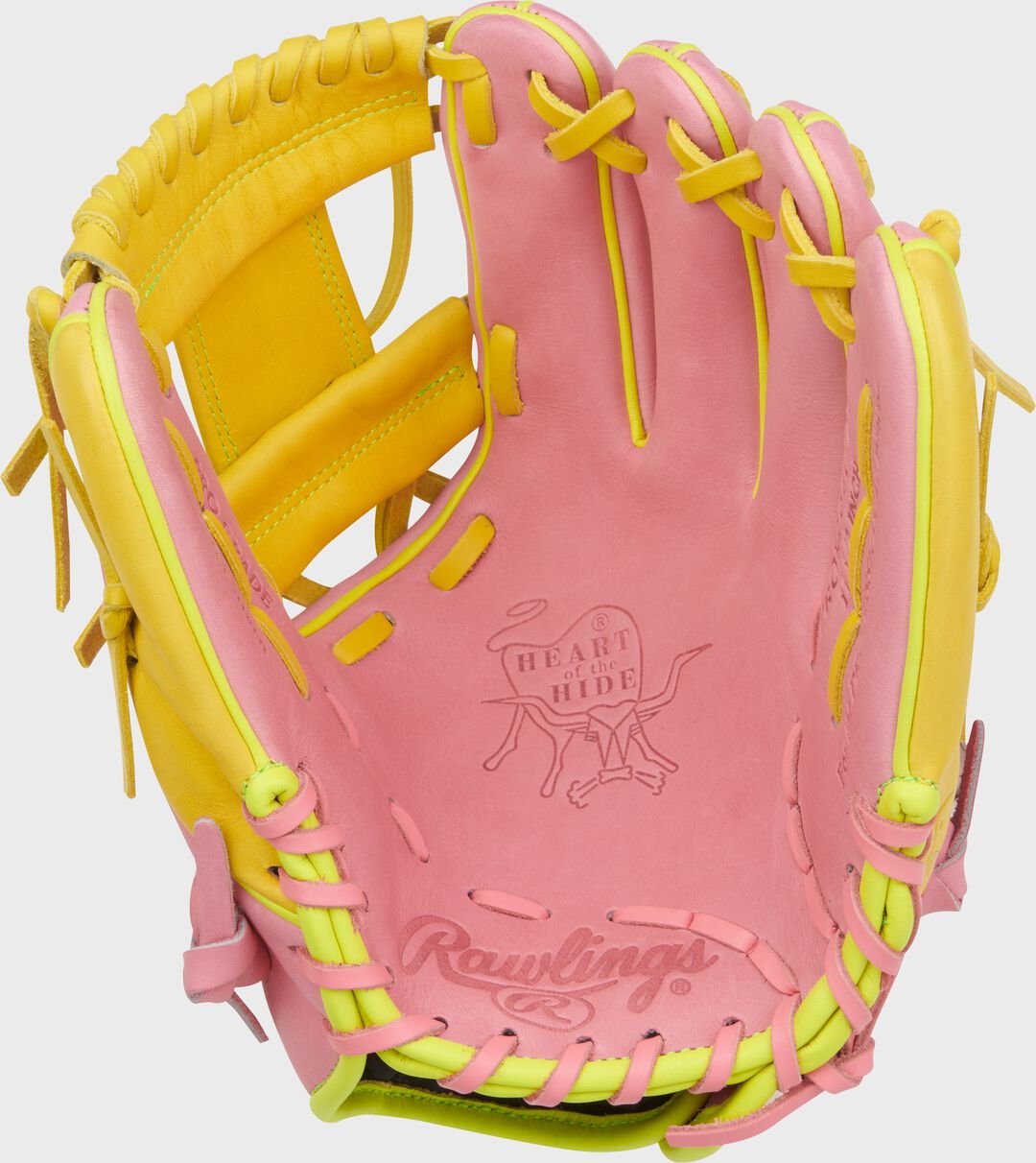 Heart of the Hide ContoUR Fit 11.5-Inch Pink Infield Glove Right Hand Throw - Image 4