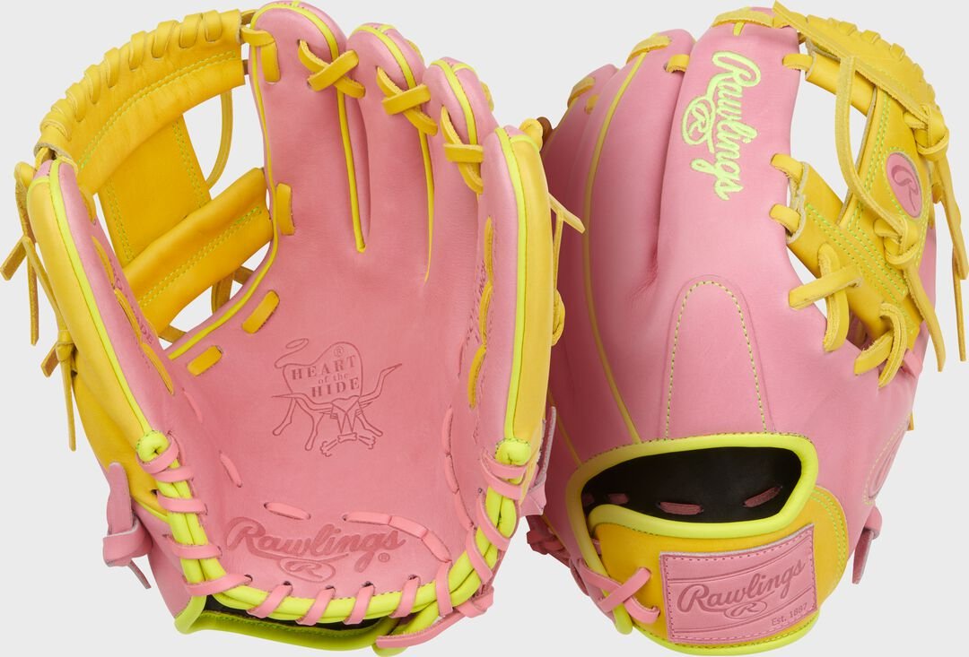 Heart of the Hide ContoUR Fit 11.5-Inch Pink Infield Glove Right Hand Throw