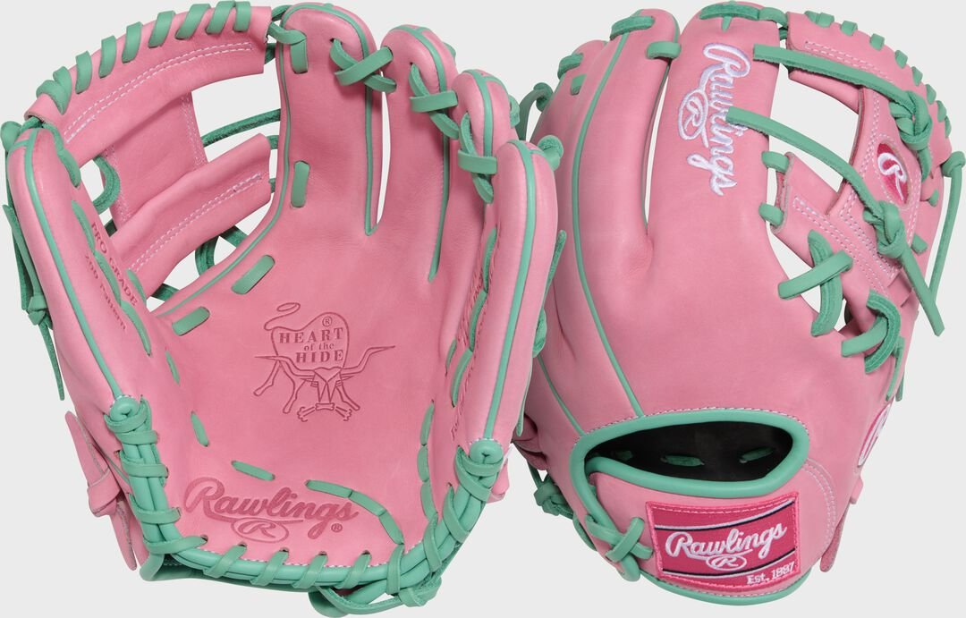 11.5" Heart of the Hide ContoUR Fit Pink Infield Glove Right Hand Throw