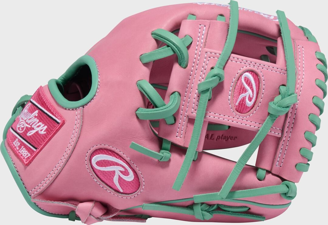 11.5" Heart of the Hide ContoUR Fit Pink Infield Glove Right Hand Throw - Image 2