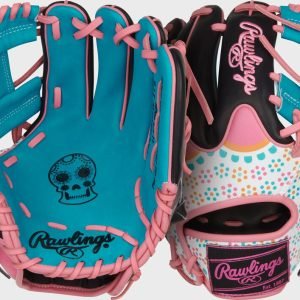 Limited Edition Heart of the Hide Dia De Los Muertos Infield Glove Right Hand Throw
