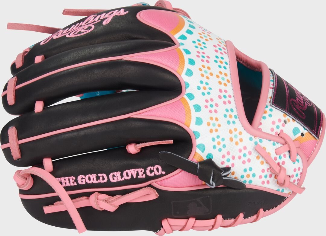 Limited Edition Heart of the Hide Dia De Los Muertos Infield Glove Right Hand Throw - Image 5