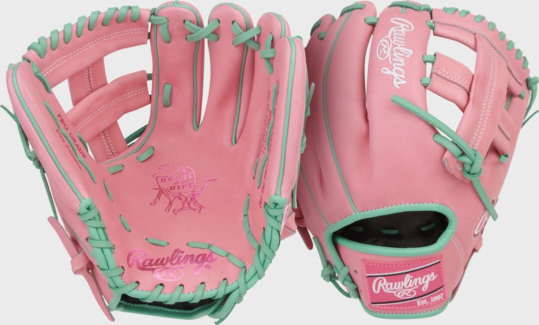 Rawlings Heart of the Hide 11.75-Inch Pink Infield Glove Right Hand Throw
