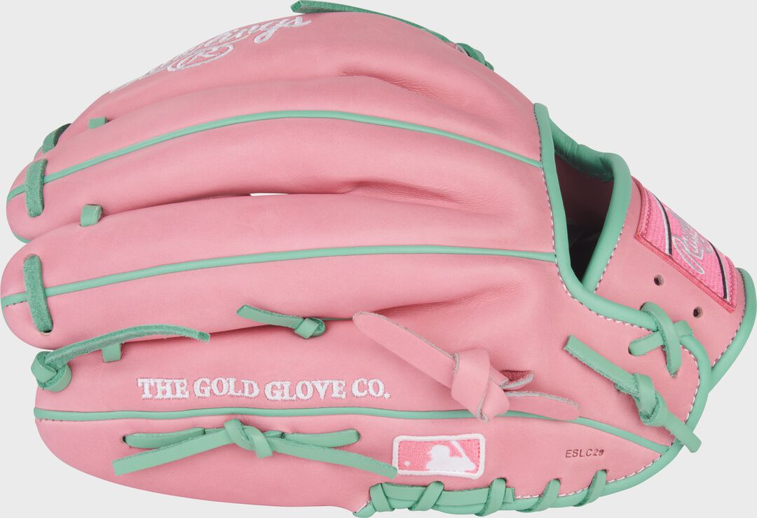 Rawlings Heart of the Hide 11.75-Inch Pink Infield Glove Right Hand Throw - Image 5