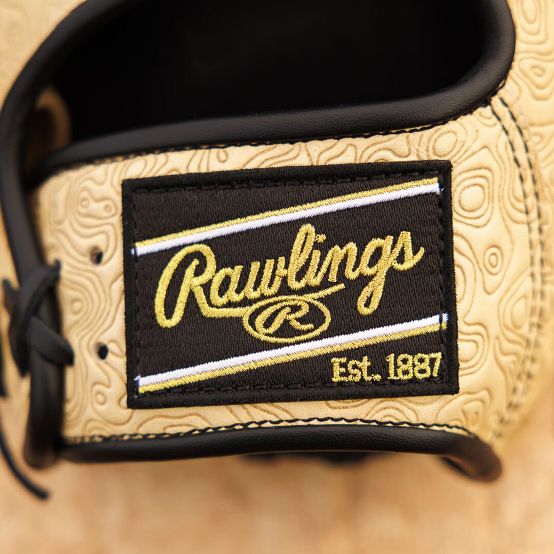 Heart of the Hide 11.75-inch Topo Print Wing Tip Glove - Image 11