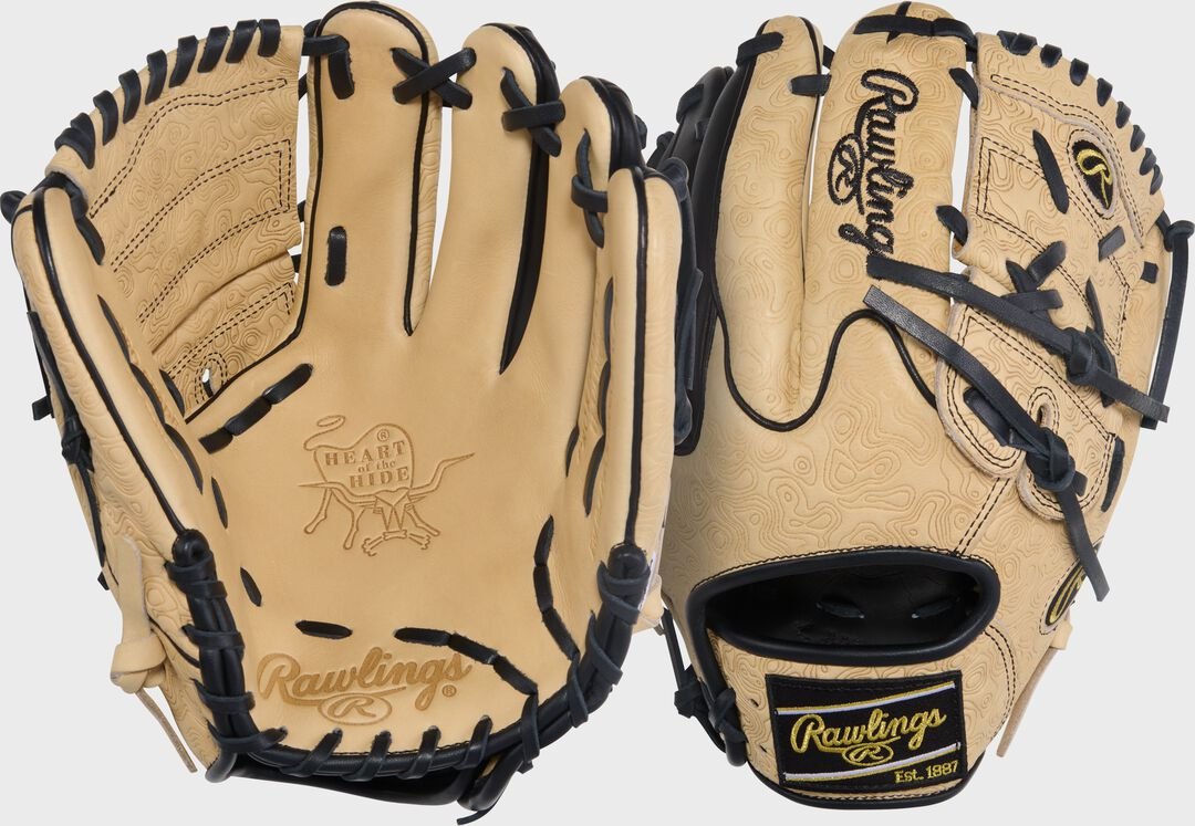 Heart of the Hide 11.75-inch Topo Print Wing Tip Glove
