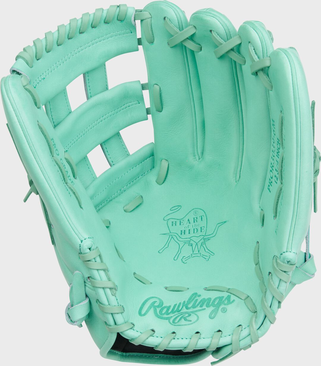 Heart of the Hide 12.75-Inch Mint Outfield Glove - Image 4
