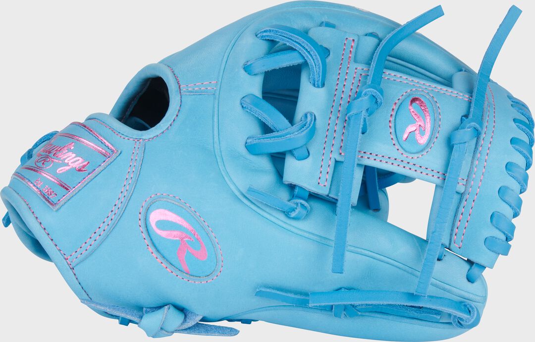 Heart of the Hide 11.5-Inch Columbia Blue Infield Glove Right Hand Throw - Image 2
