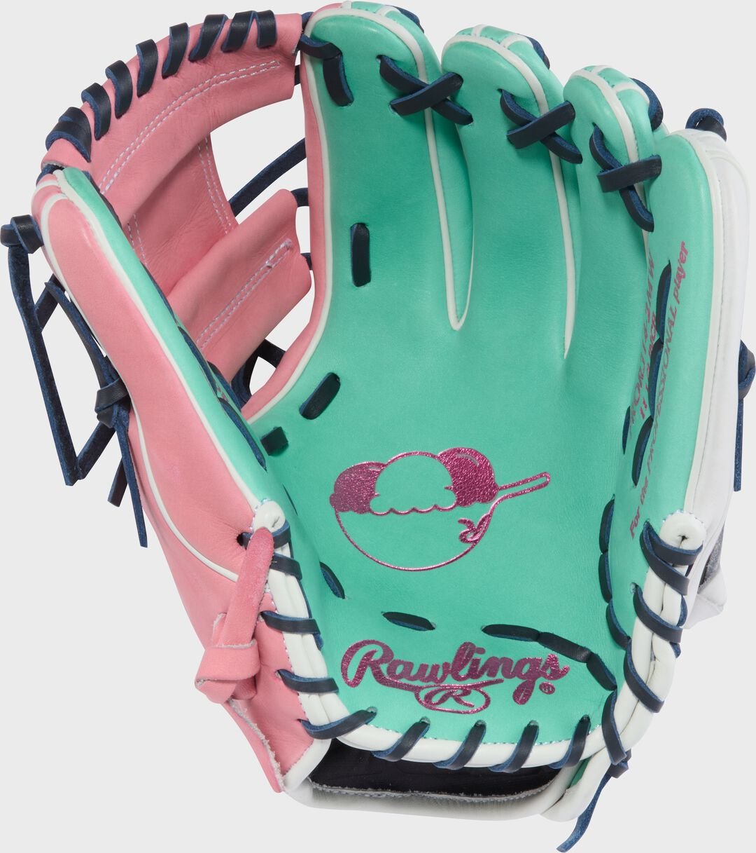 Rawlings Ice Cream Bowl Heart of the Hide 11.5 in Infield Glove Right Hand Throw - Image 5