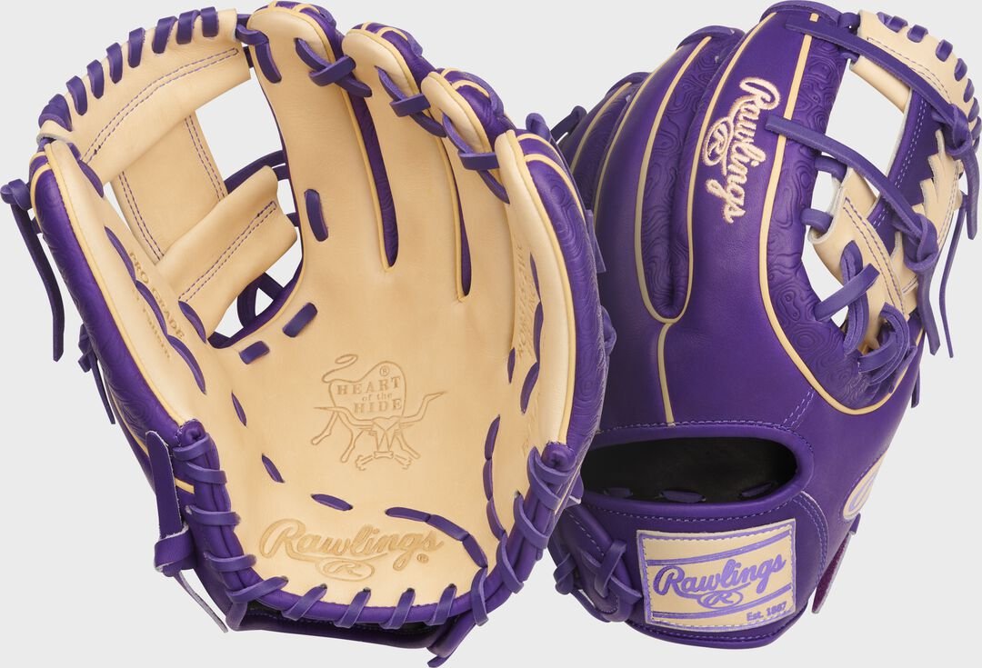 Heart of the Hide 11.75-Inch Purple Infield Glove Right Hand Throw