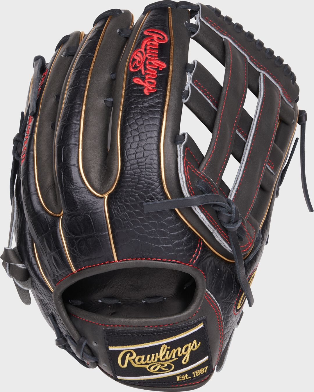 Heart of the Hide 12.75-Inch Croc Outfield Glove - Image 3