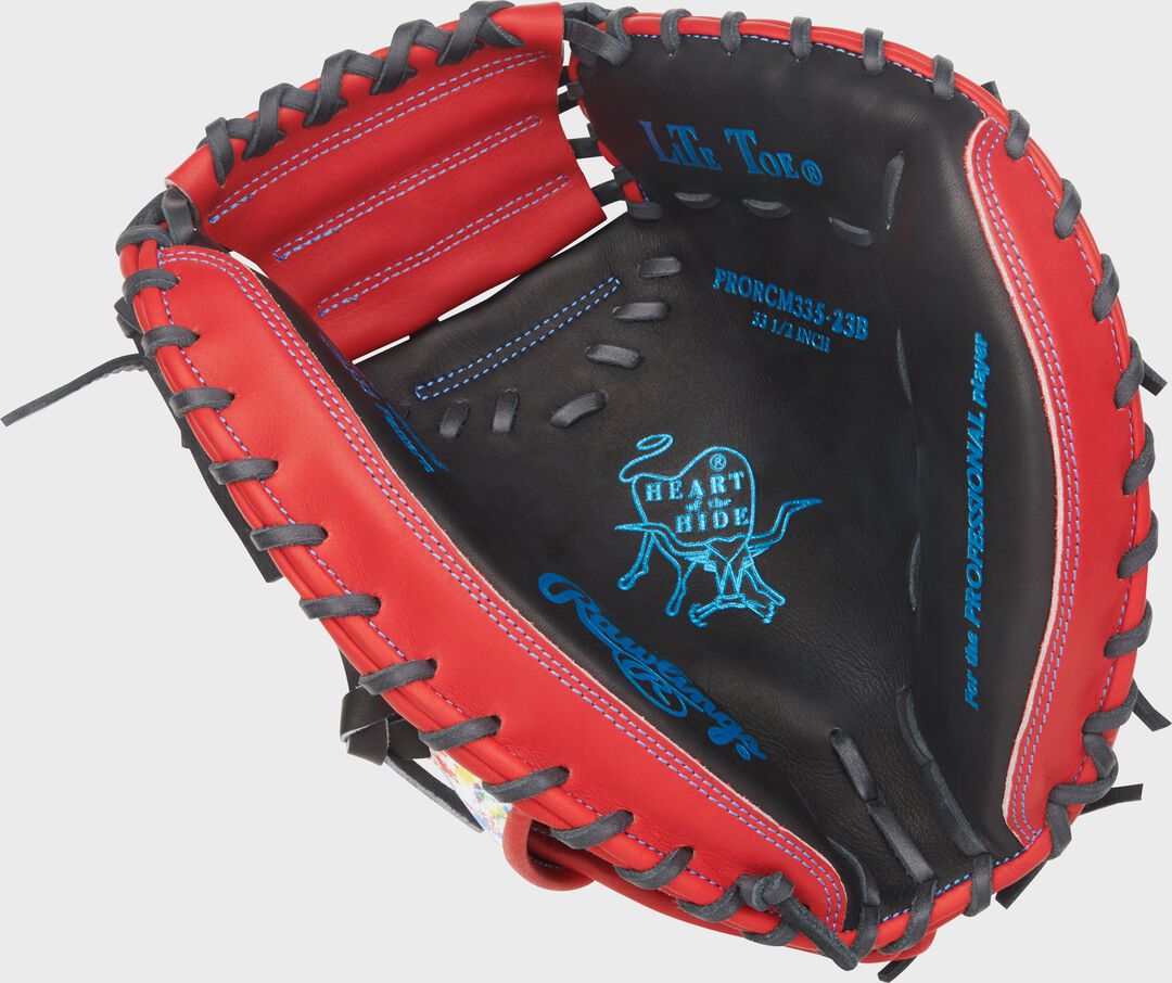 Heart of the Hide 33.5-Inch Splatter Catcher's Mitt Right Hand Throw - Image 4