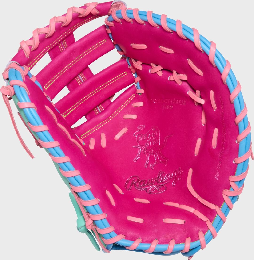 Rawlings HOH ColorSync 10 Berry Mint 13-Inch First Base Mitt - Image 9