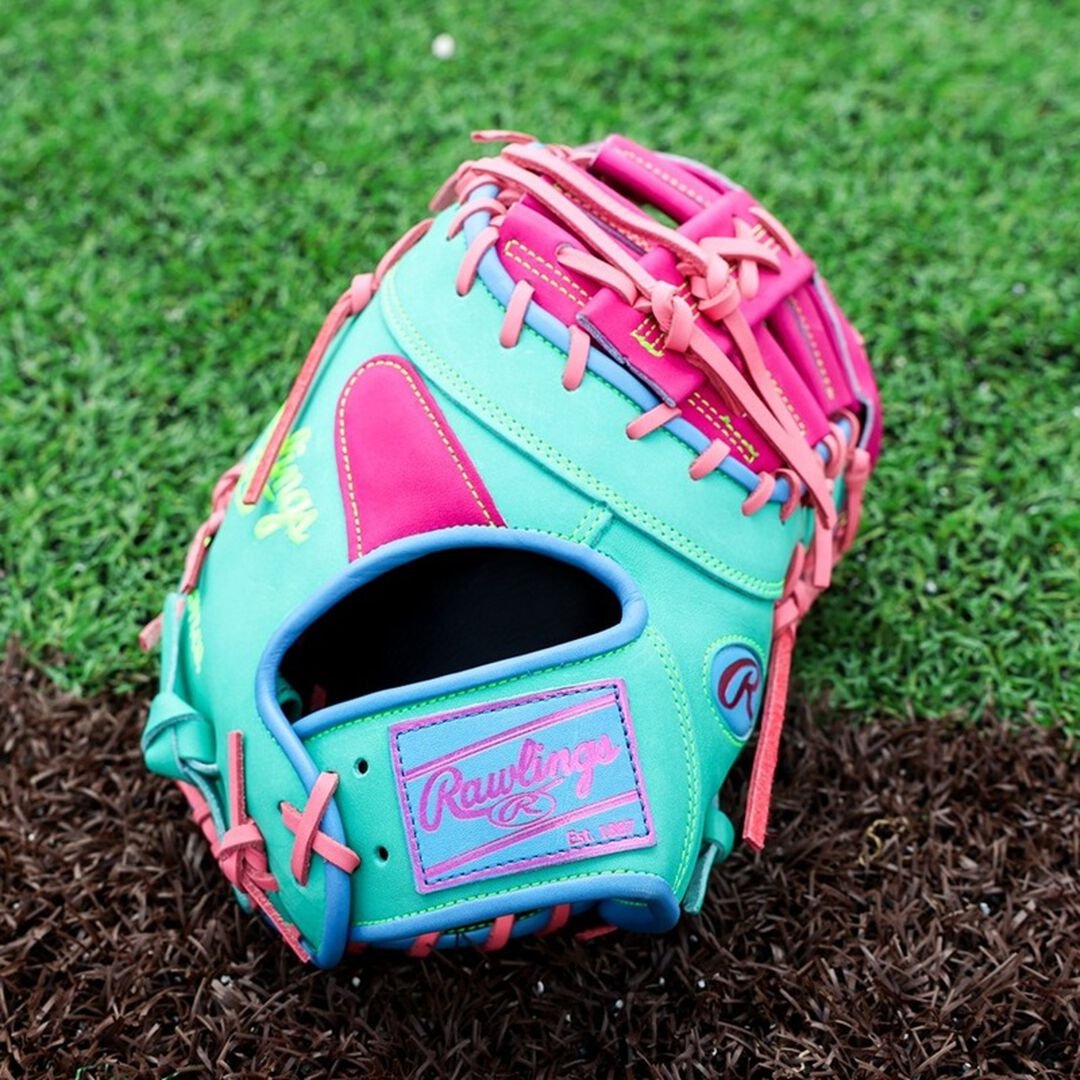 Rawlings HOH ColorSync 10 Berry Mint 13-Inch First Base Mitt - Image 5
