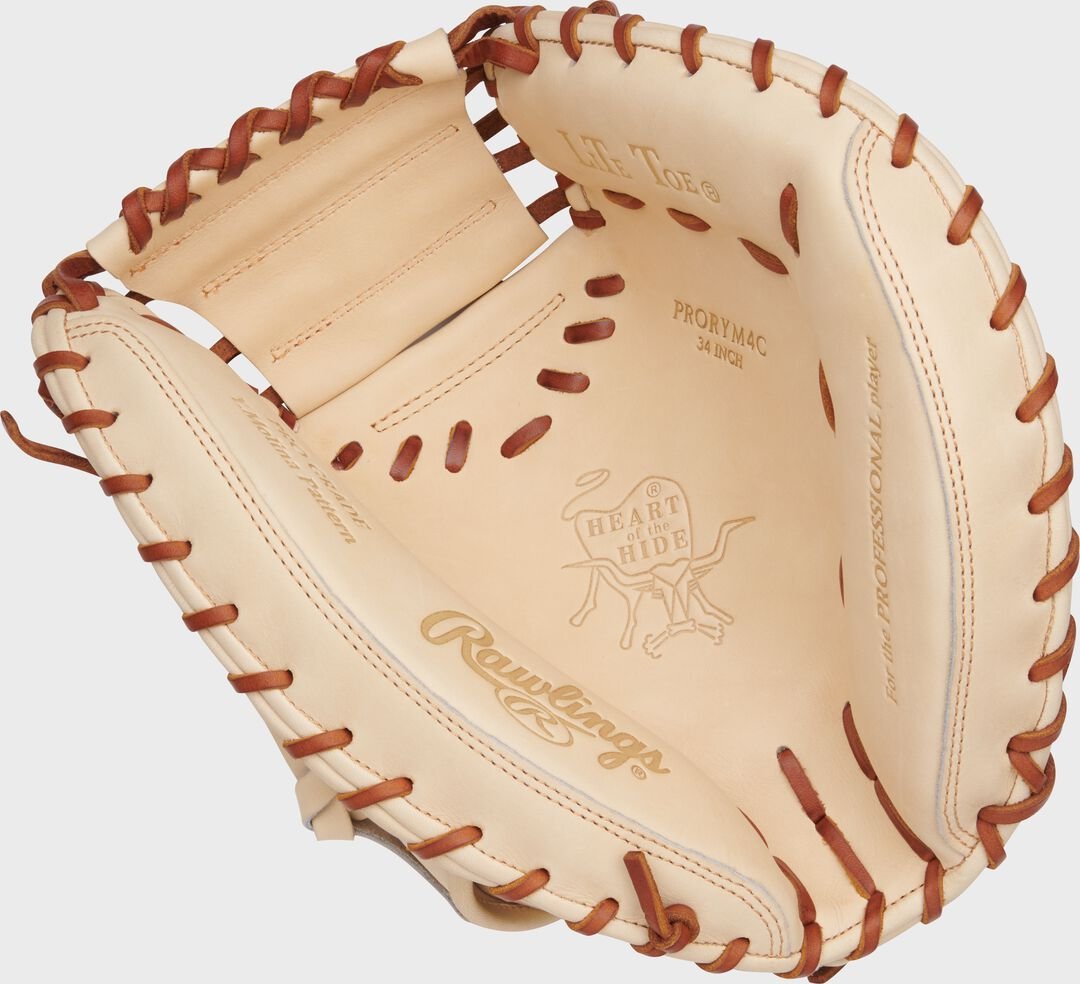 Heart of the Hide 34" Camel Catcher's Mitt Right Hand Throw - Image 4