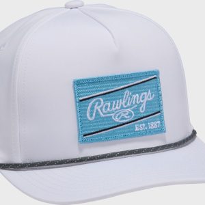 Rawlings White/Columbia Blue ColorSync Rope Hat