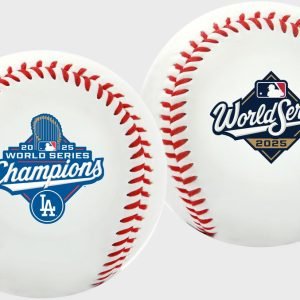 2025 Los Angeles Dodgers World Series Champions White Replica Baseball