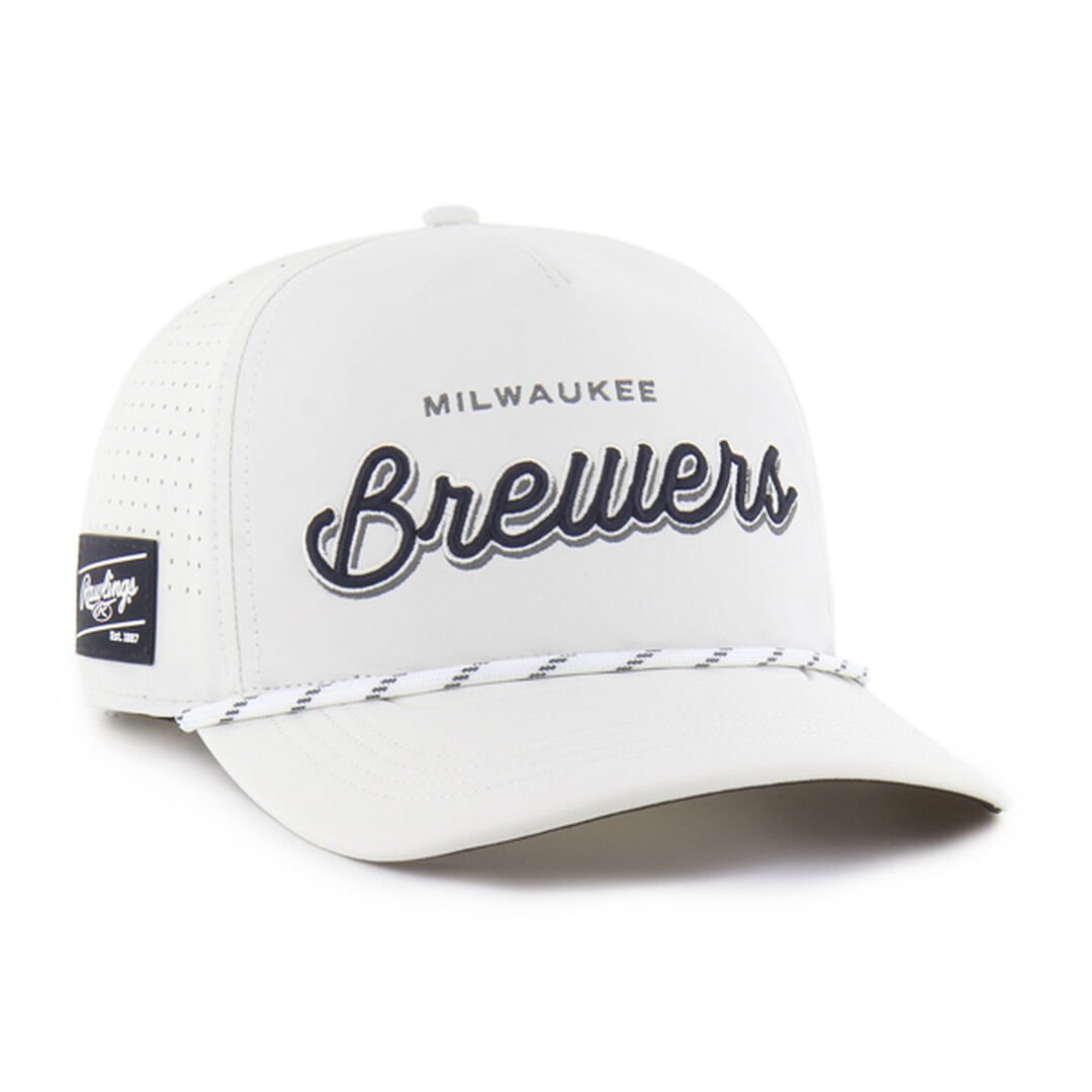 Milwaukee Brewers Rawlings '47 Brand Hitch Hat - Image 3