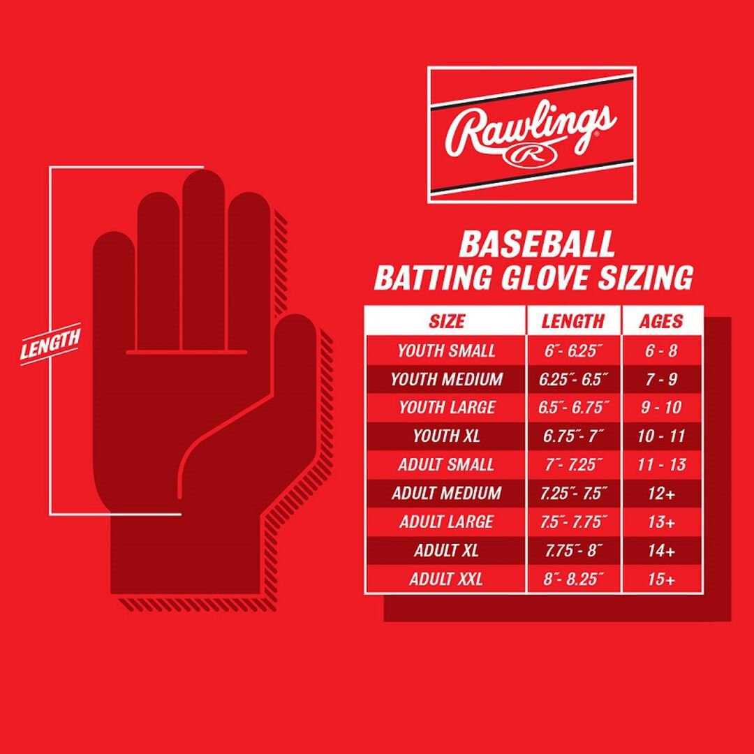 Rawlings Workhorse Youth Fun Burst Batting Gloves - Image 5