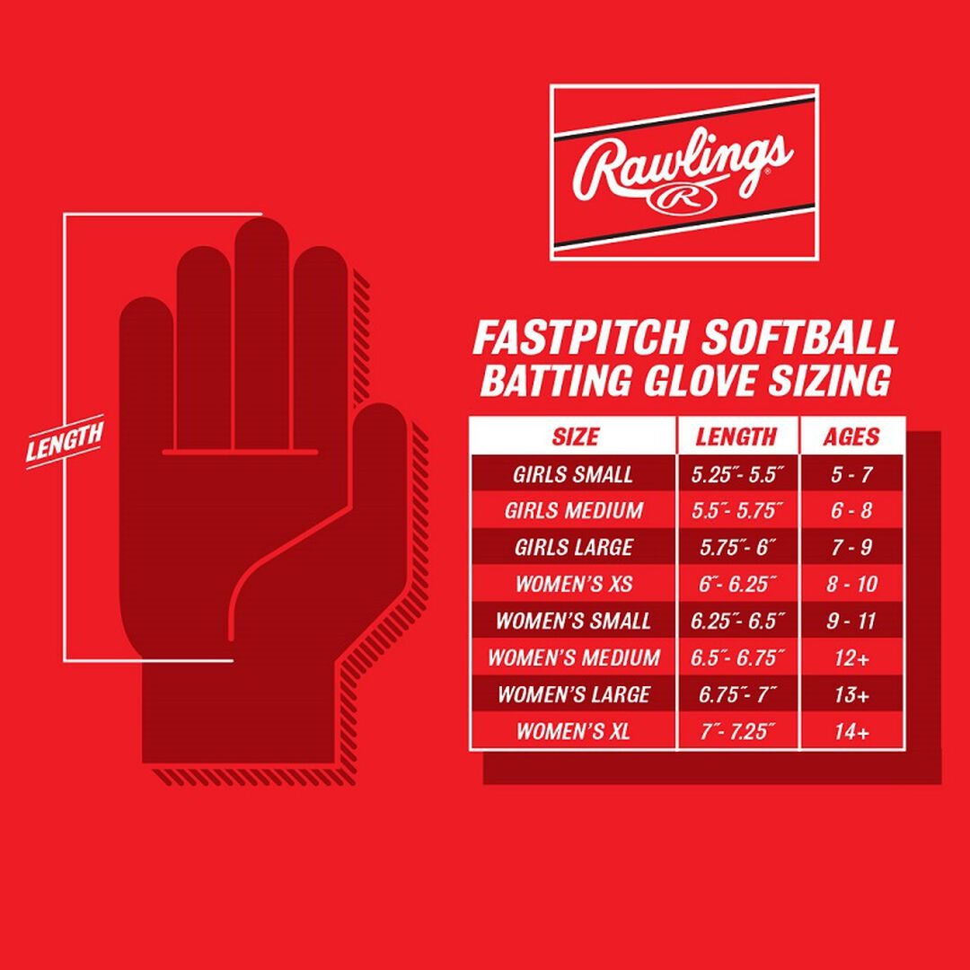 Women's Workhorse OKC Compression Strap Fastpitch Batting Gloves - Image 5