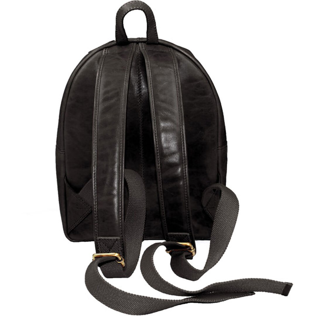 Women's Baseball Stitch Mini Backpack | Black - Image 2